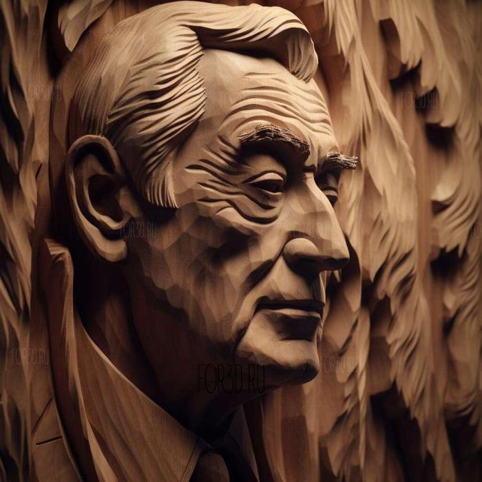 Gregory Peck 1 stl model for CNC